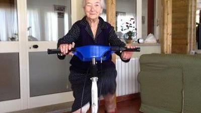 Maria Grazia, 101 anni, in formissima