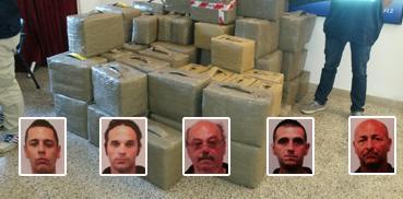 Yacht imbottito di droga: cinque arresti 