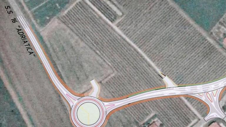 Via libera alla rotatoria per la statale Adriatica