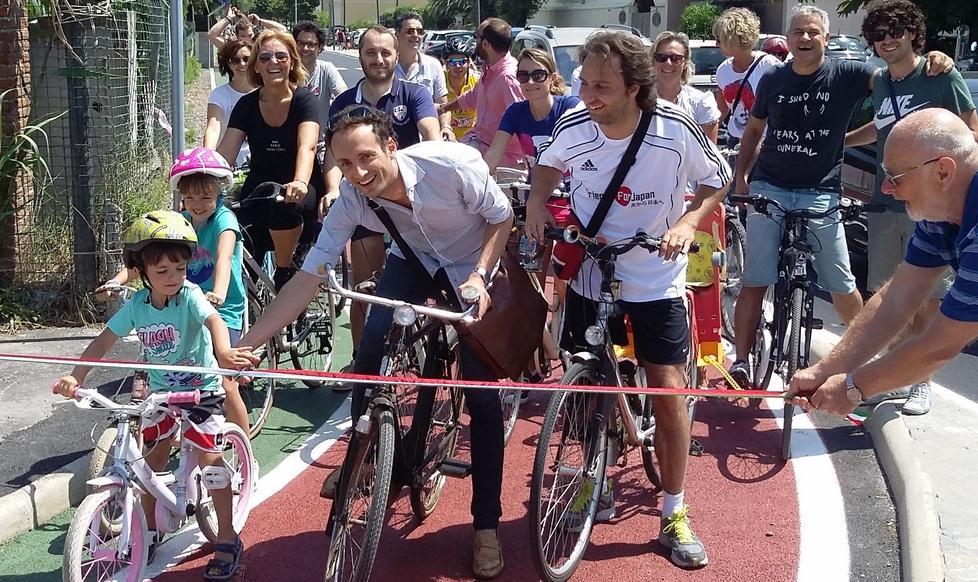 Pedalata sulla nuova ciclabile del Secco