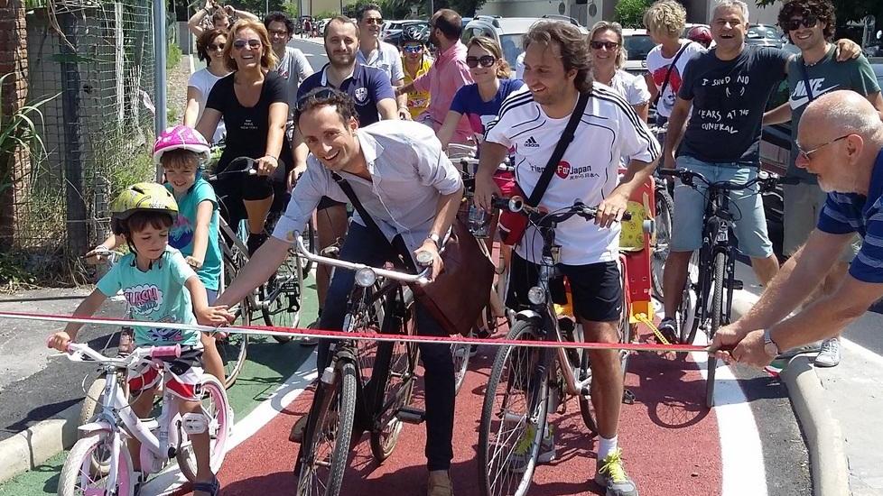 Pedalata sulla nuova ciclabile del Secco