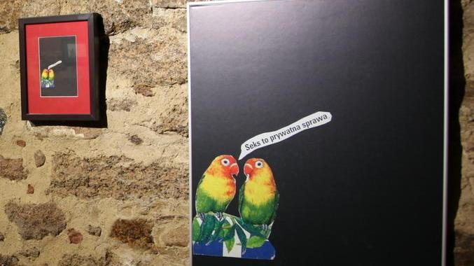I collages della Szymborska La vita come in un teatrino