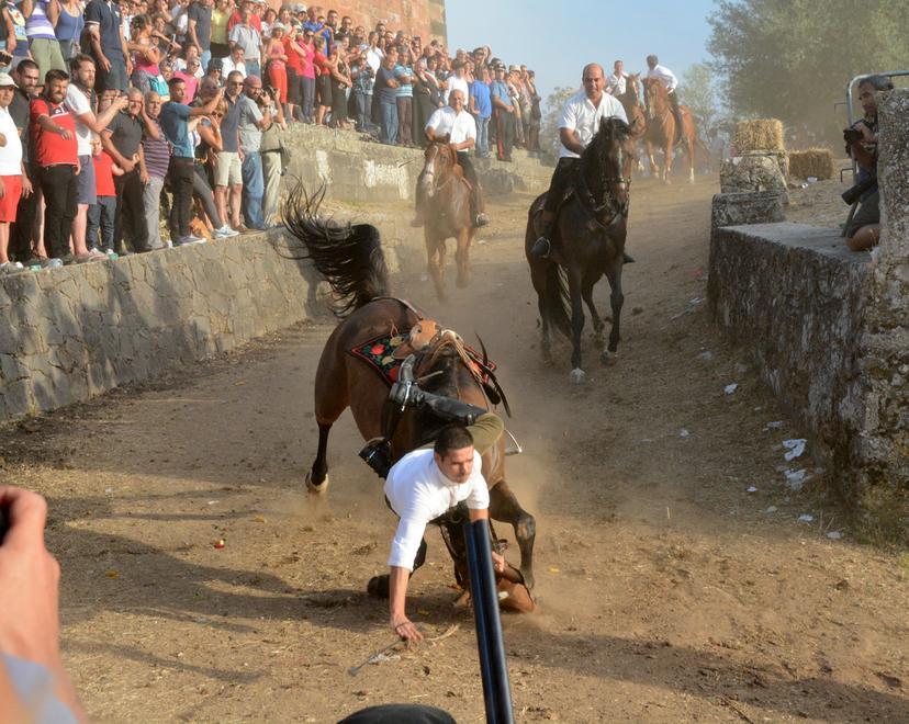 Sedilo, Ardia: ferito un altro cavaliere e una spettatrice 