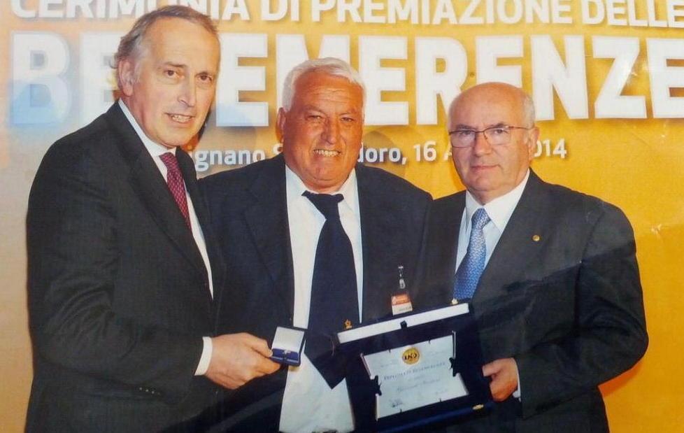 La Benemerenza Sportiva a Iacopini 