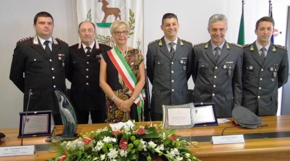 Codigoro ringrazia i comandanti di carabinieri e Gdf 