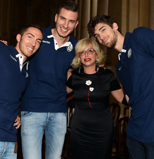 Modena festeggia in Accademia i tre gioielli azzurri 