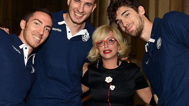 Modena festeggia in Accademia i tre gioielli azzurri