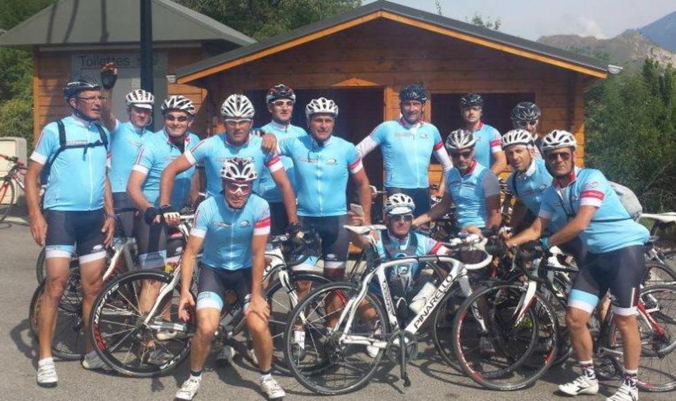 Gruppo Superbrichi scala i Colli Telegraphe e Galibier