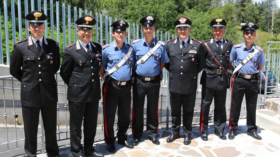 Il generale Mosca in visita alle stazioni