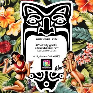 Party Instagram in piscina  all'agriturismo Cantoni