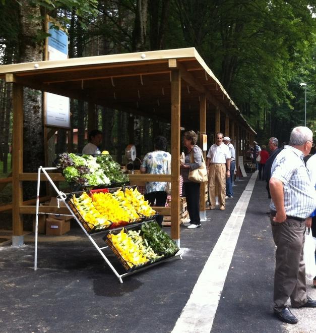 Aperta l’area del mercato contadino
