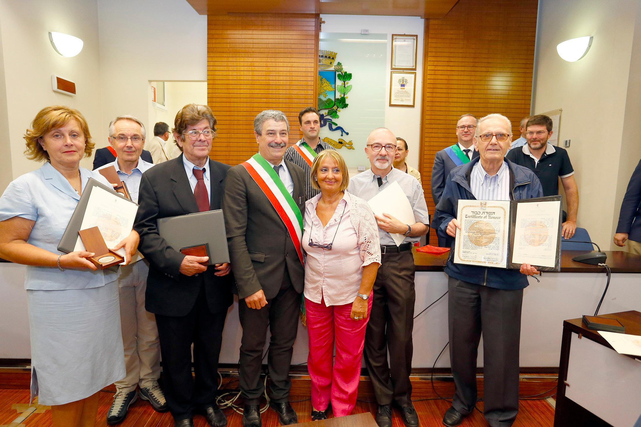 «Giusti tra le nazioni»: onorati da Israele Luigi e Maria Succi 