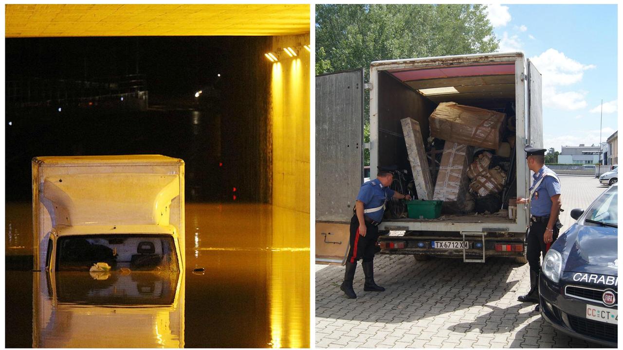 Prima salvati dall’acqua nel sottopasso e poi arrestati