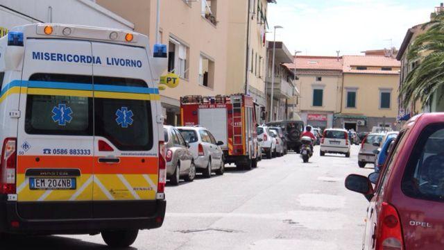 Incendio in casa, soccorse due donne