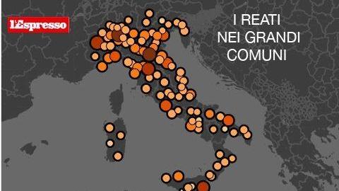 INCHIESTA La mappa dei reati città per città