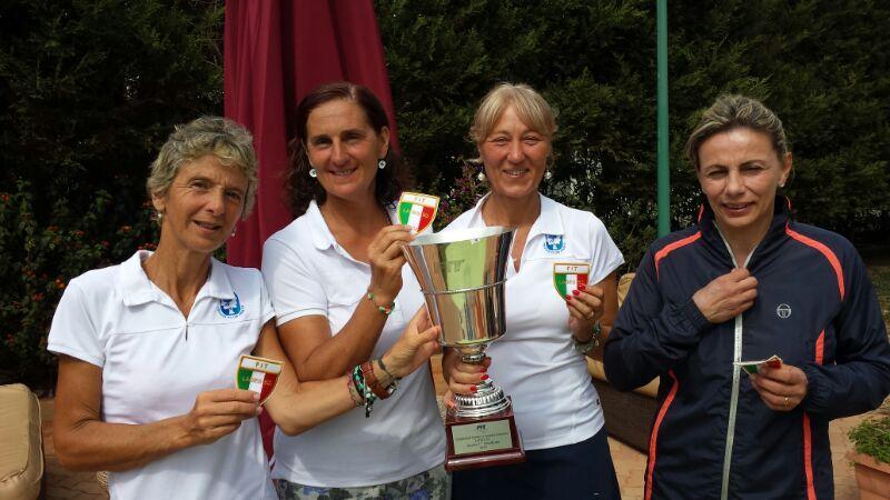 Tennis, le Ladies 50 sono campionesse d’Italia 