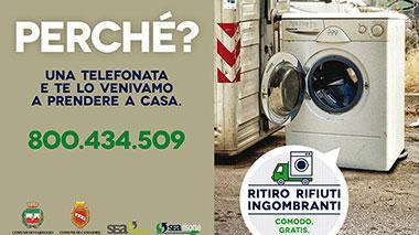 Viareggio, al via la campagna di Sea contro l’abbandono dei rifiuti ingombranti