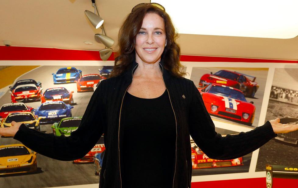 Clarissa Burt al museo Ferrari 