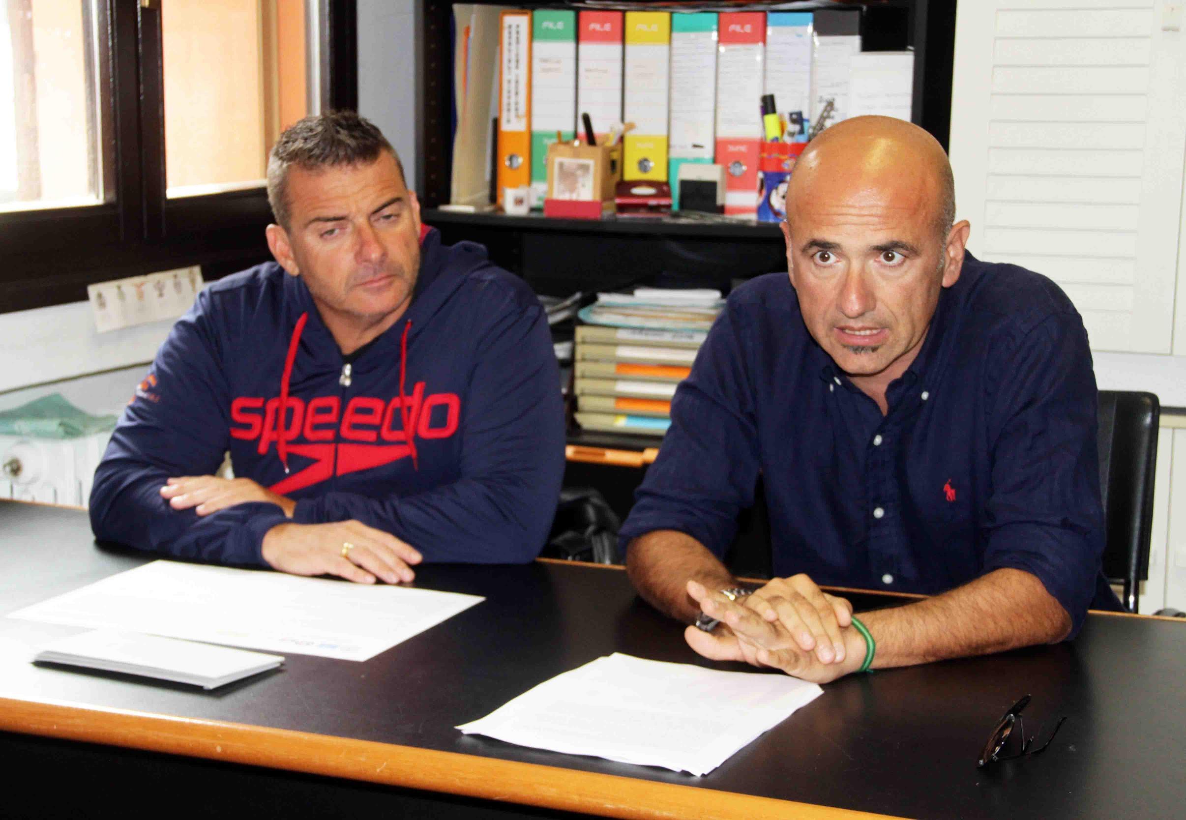 luca caprini (Sap) e alessandro chiarelli (Siap) 