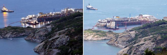 Live / La Concordia galleggia e si muove, spostata di 30 metri Rossi striglia il governo: "In Costa non ci sono eroi". La replica
