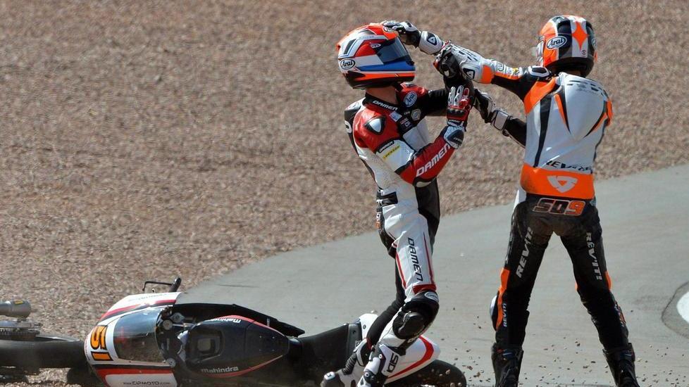 Infallibile Marquez, Vale giù dal podio