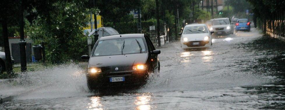 Una bomba d’acqua nel cuore della Versilia 