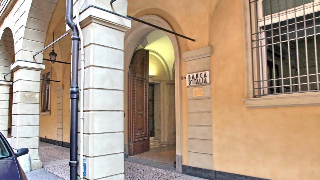 La sede modenese della Banca d'Italia dove lavorava il funzionario