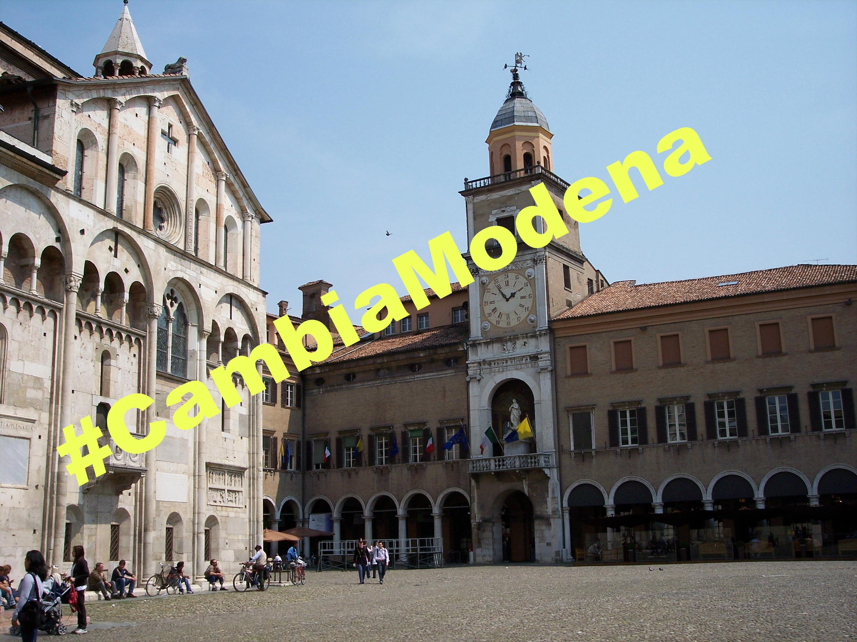 #CambiaModena, per Modena io vorrei ...