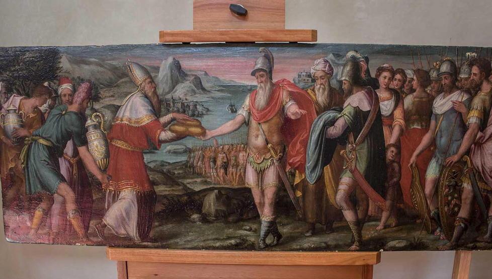 In mostra i quadri spariti e recuperati dai carabinieri 