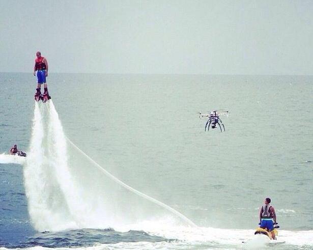 Le evoluzioni del Flyboard conquistano la Versilia 