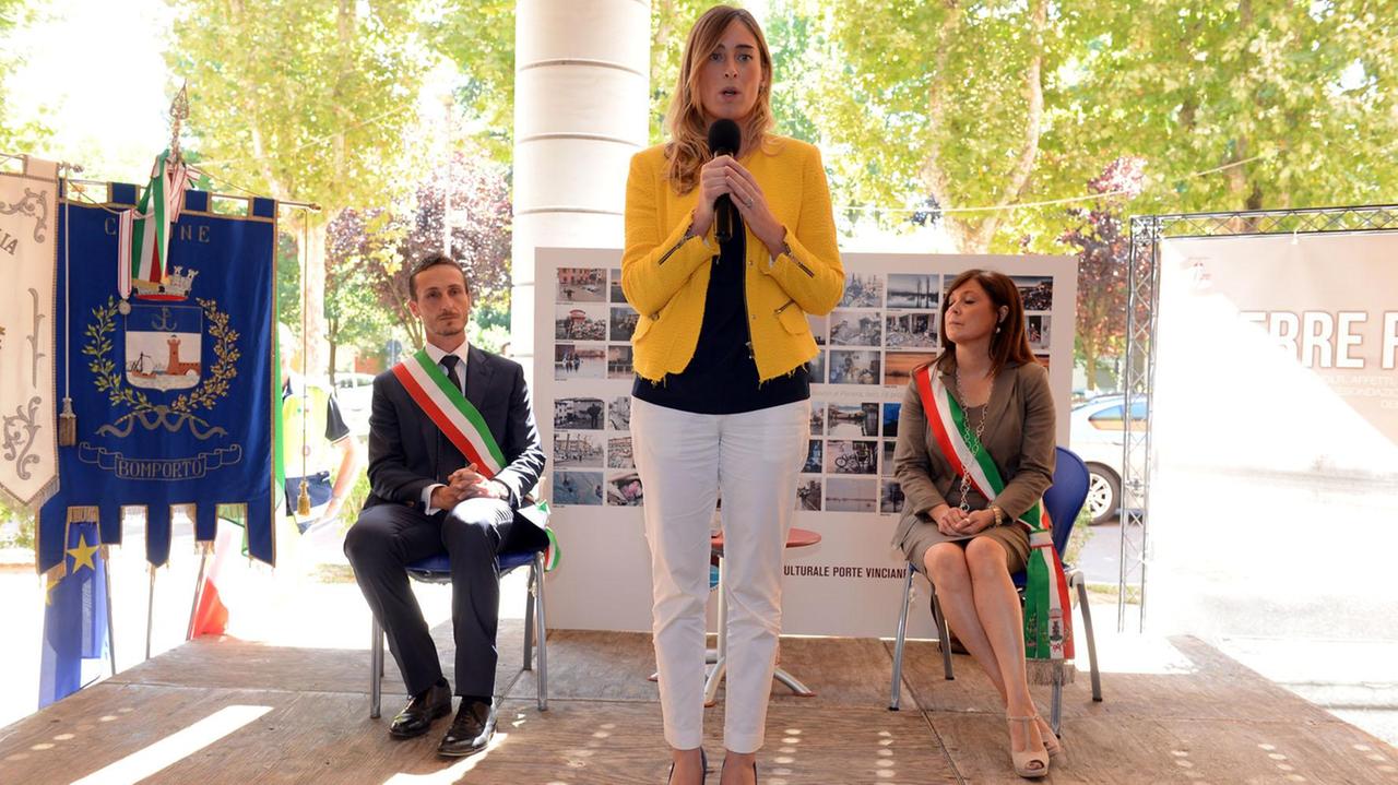 Il ministro Boschi alla festa del ringraziamento