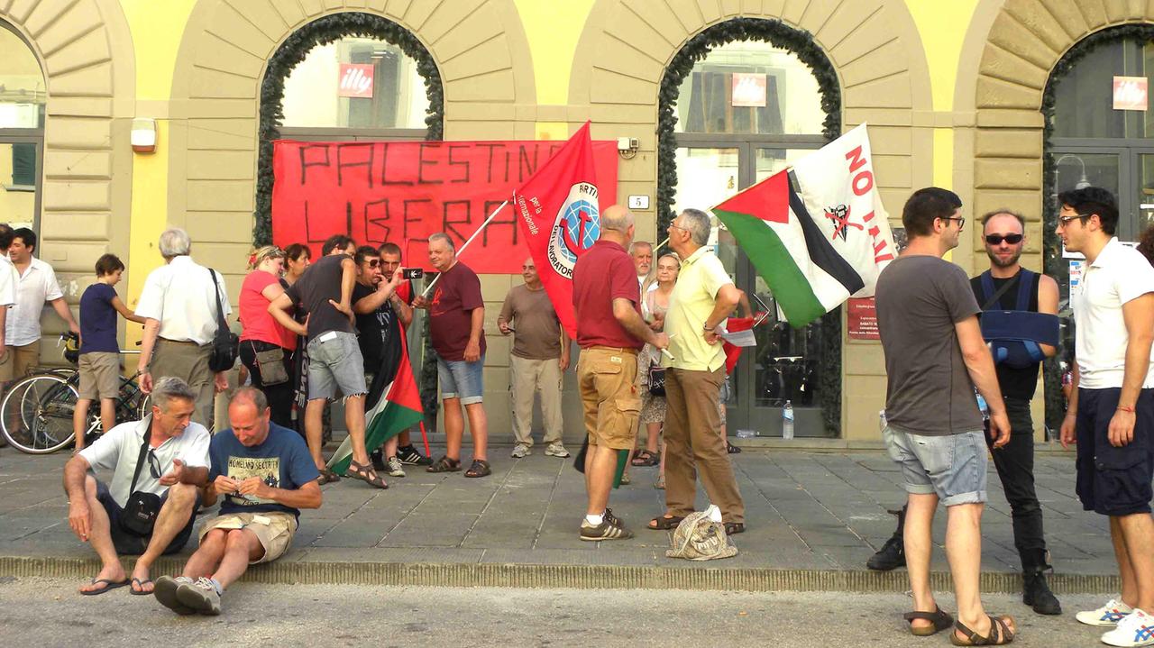 Sit-in per chiedere lo stop all’azione militare di Israele