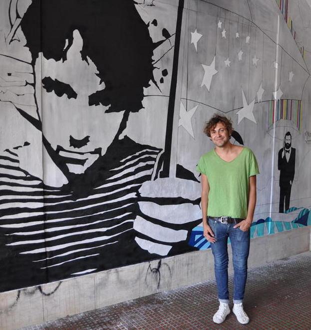 Un murale anticrisi così è nato l’affresco di Ercole 