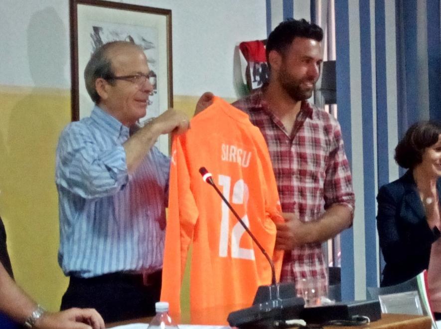 Siniscola, benemerenza al portiere Salvatore Sirigu 