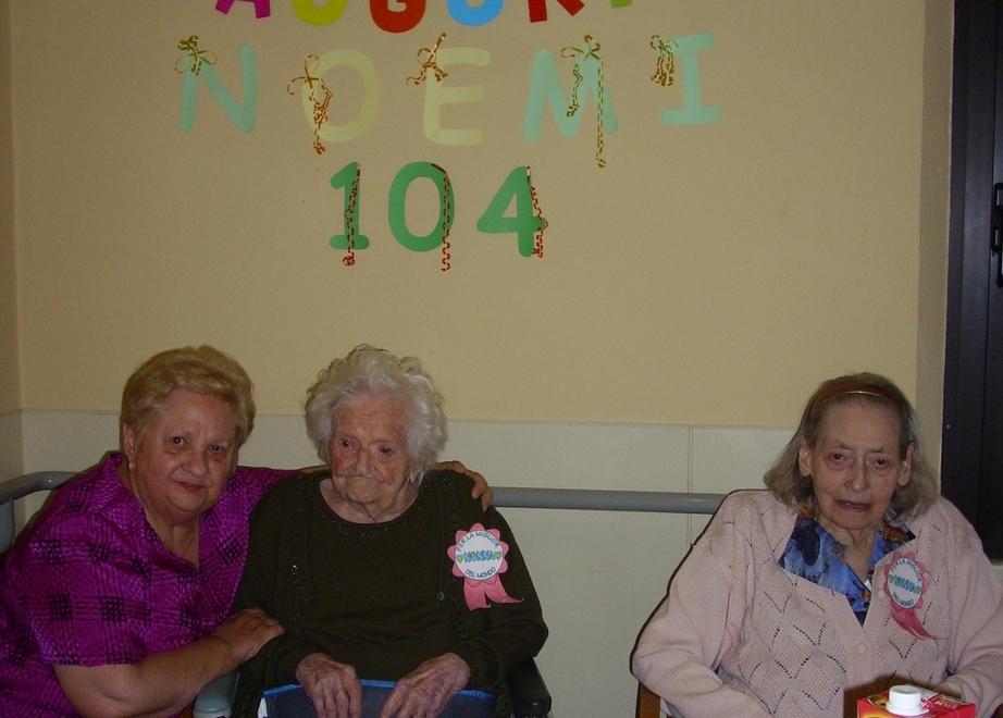 I fantastici 104 anni di Noemi e 91 candeline per Jolanda