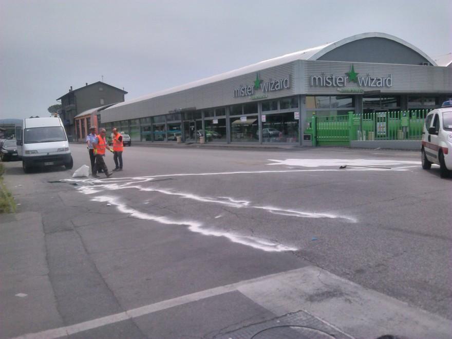 Auto capottata in uno scontro a Sant’Agostino 