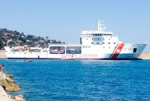 Ecco la Diciotti: scorterà la Concordia 