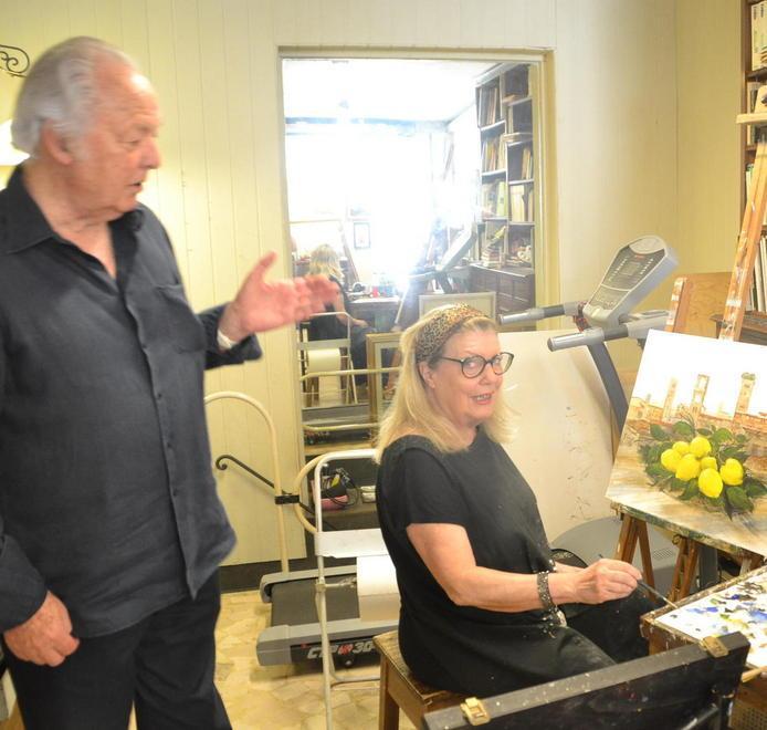 Pittori al lavoro negli atelier Open Art Studios raddoppia 