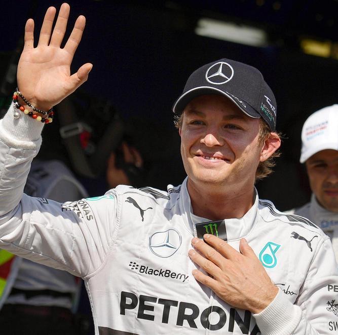 Gp di Germania, pole per Nico Rosberg Alonso parte settimo 