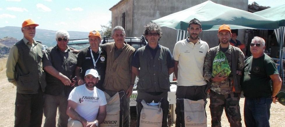 Venti concorrenti alla prima prova per cani da ferma
