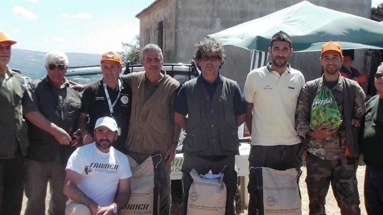 Venti concorrenti alla prima prova per cani da ferma