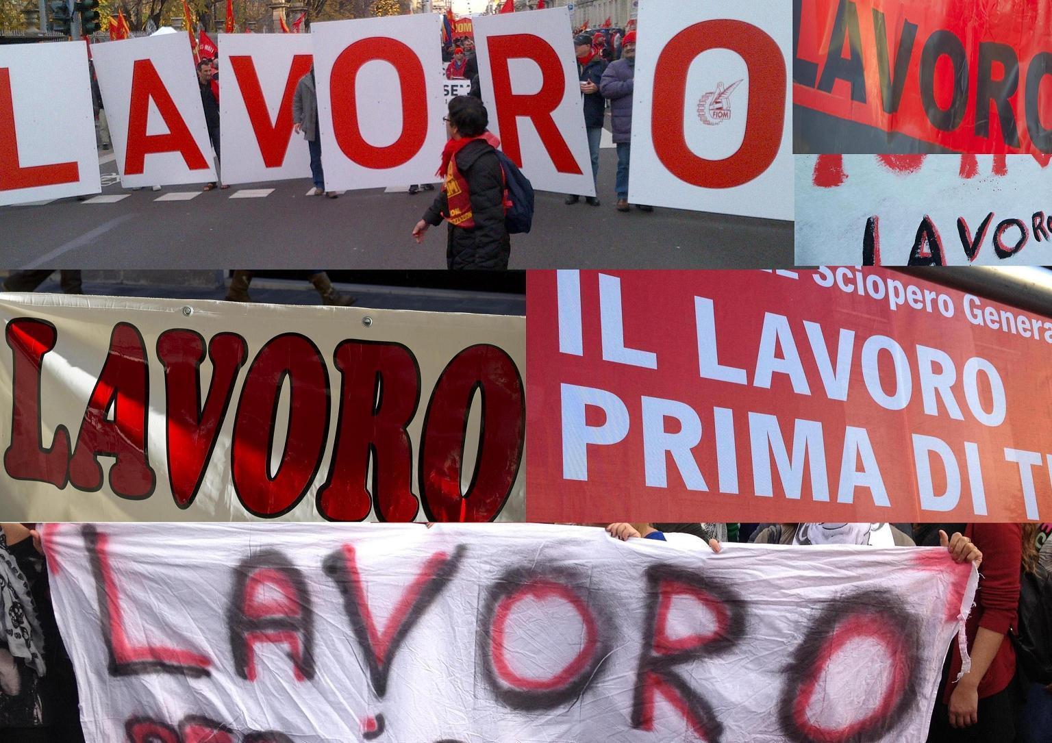 lavoro manifestazione