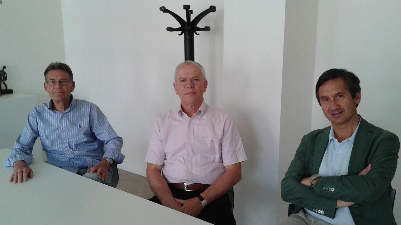Da sinistra: Reinhold Stockbrugger, Sergio Gullini e Leonardo Trombelli