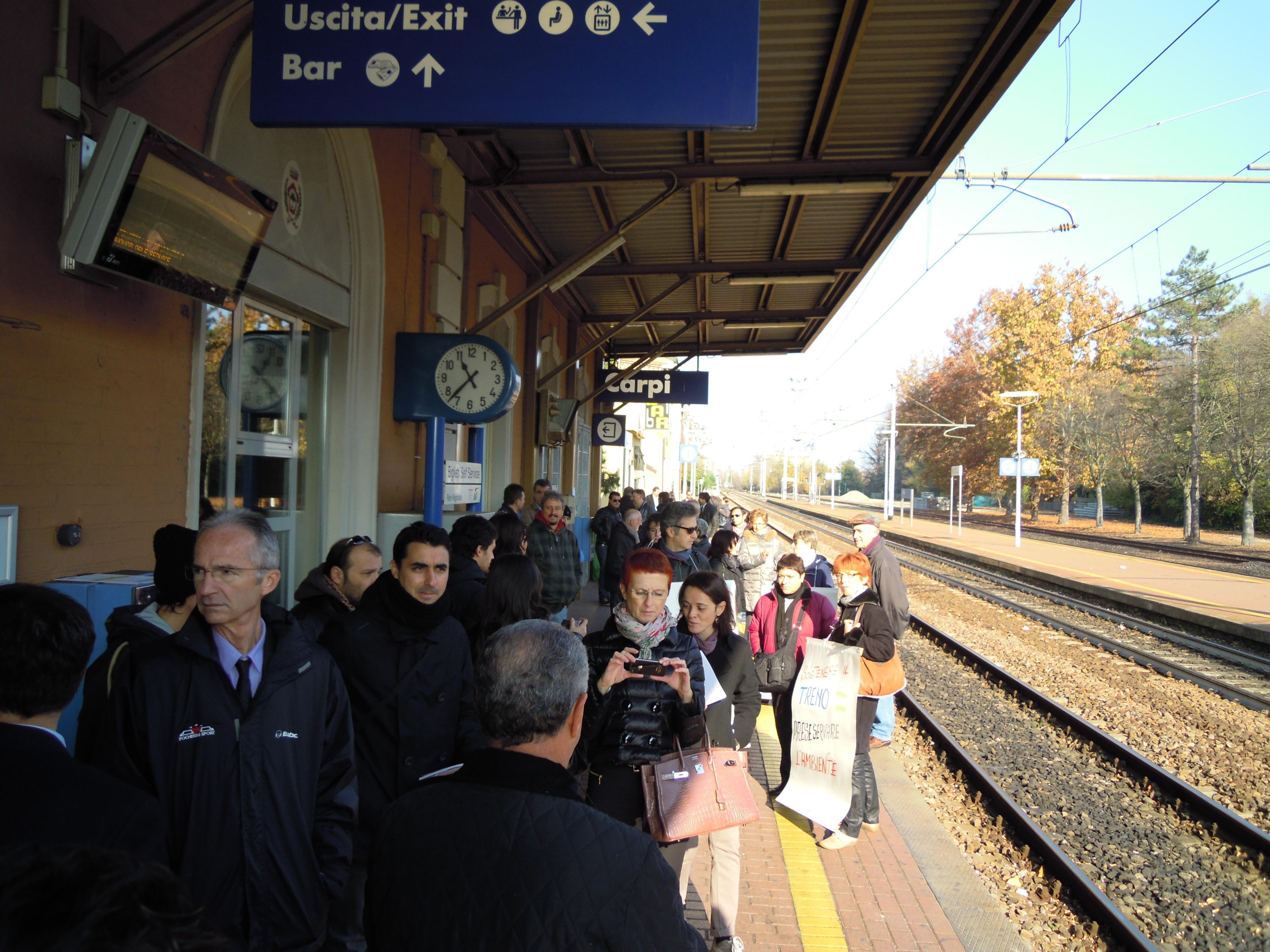 La stazione ferroviaria di Carpi
