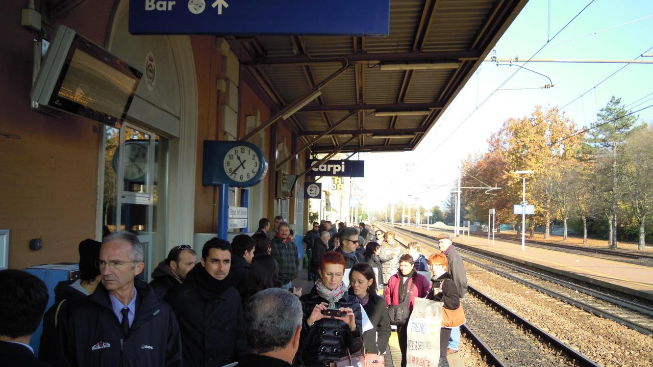 La stazione ferroviaria di Carpi