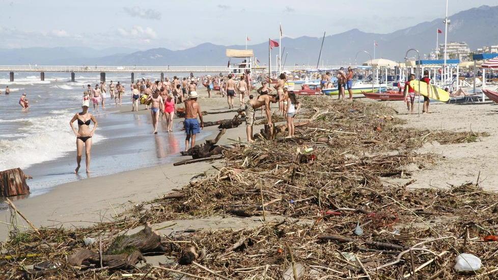 Lido, il lavarone invade la spiaggia, balneari al lavoro per ripulire