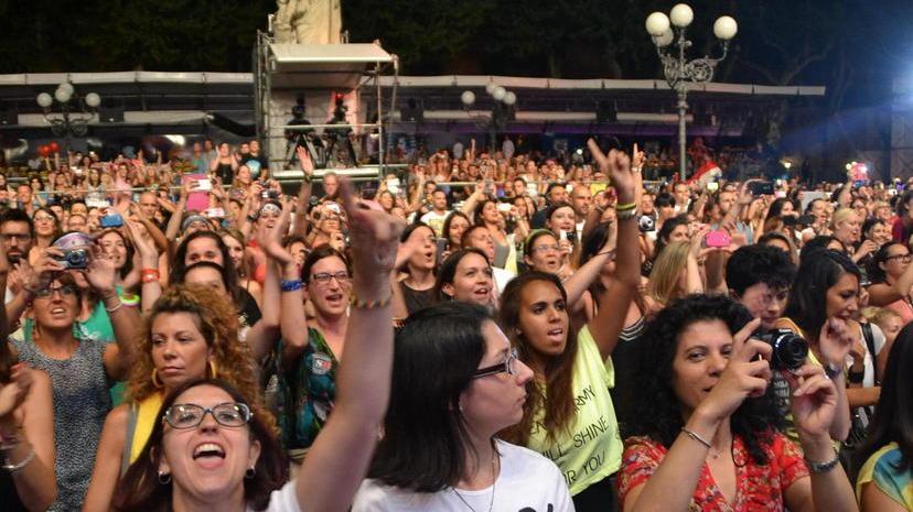 Folla in delirio per i Backstreet Boys