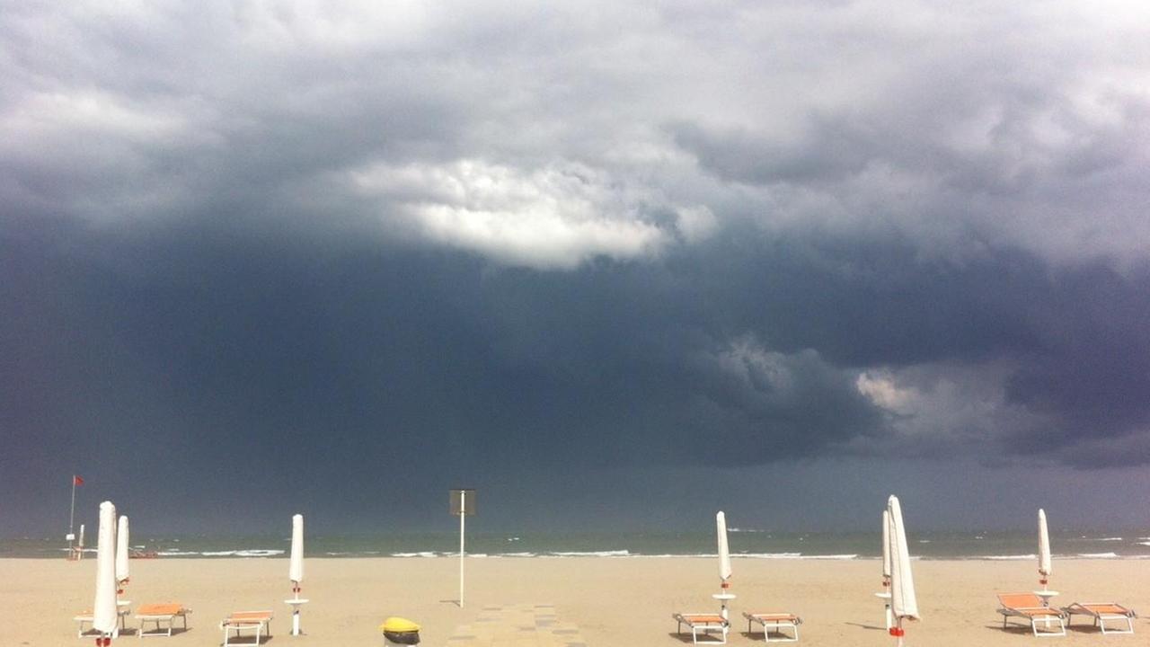 Una delle spiagge dei Lidi comacchiesi
