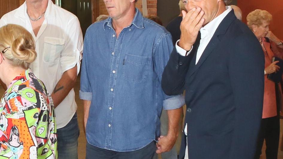 Roberto Mancini saluta commosso il suo Direttore, Paolo Borea