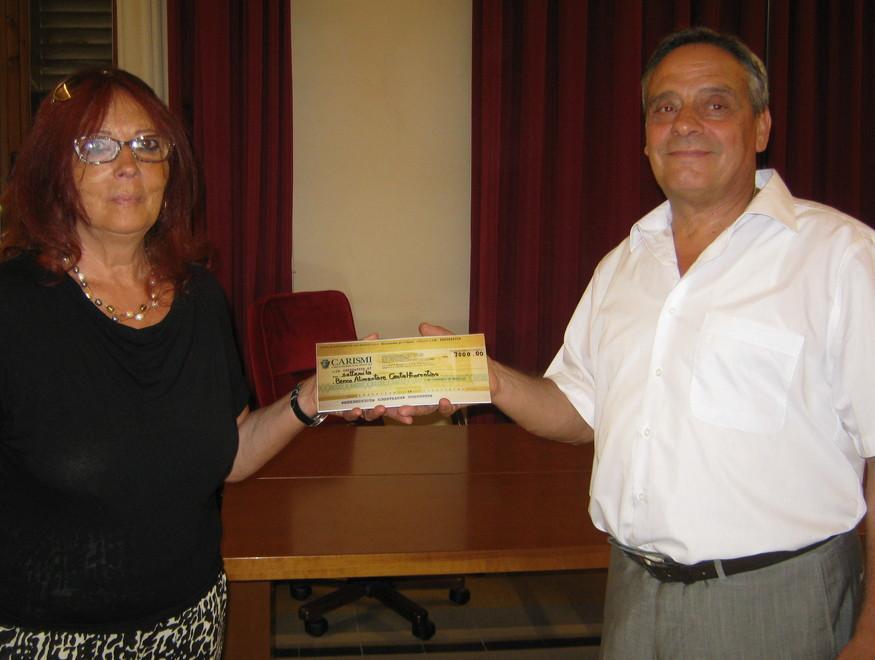 Consegnati i soldi del memorial Calvetti 